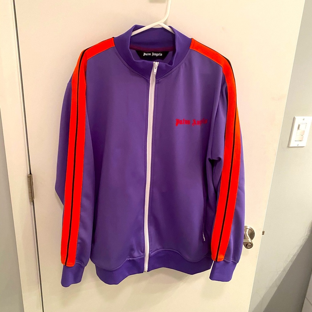 Palm Angels purple/orange track jacket size L/XL